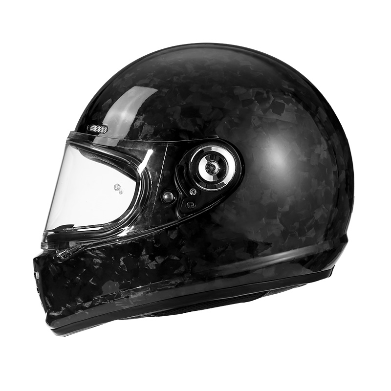 68 Carbon Fiber Full Face Motorcycle Helmet DOT Standard Motocross Helmet
