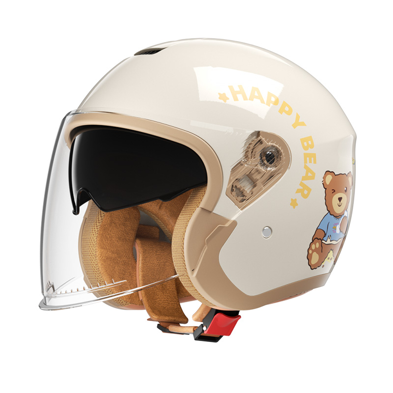 B08 Open Face Motorcycle Helmet Double Visors Motocross Helmet for Street Riding