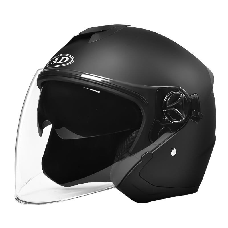 668 Open Face Motorcycle Helmet Double Visors Motocross Helmet