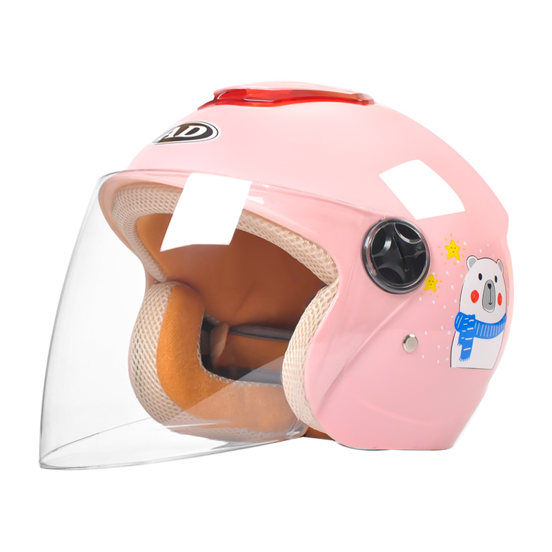 703 ABS Kids Open Face Motorcycle Helmet Cartoon patterned Motocross Helmet