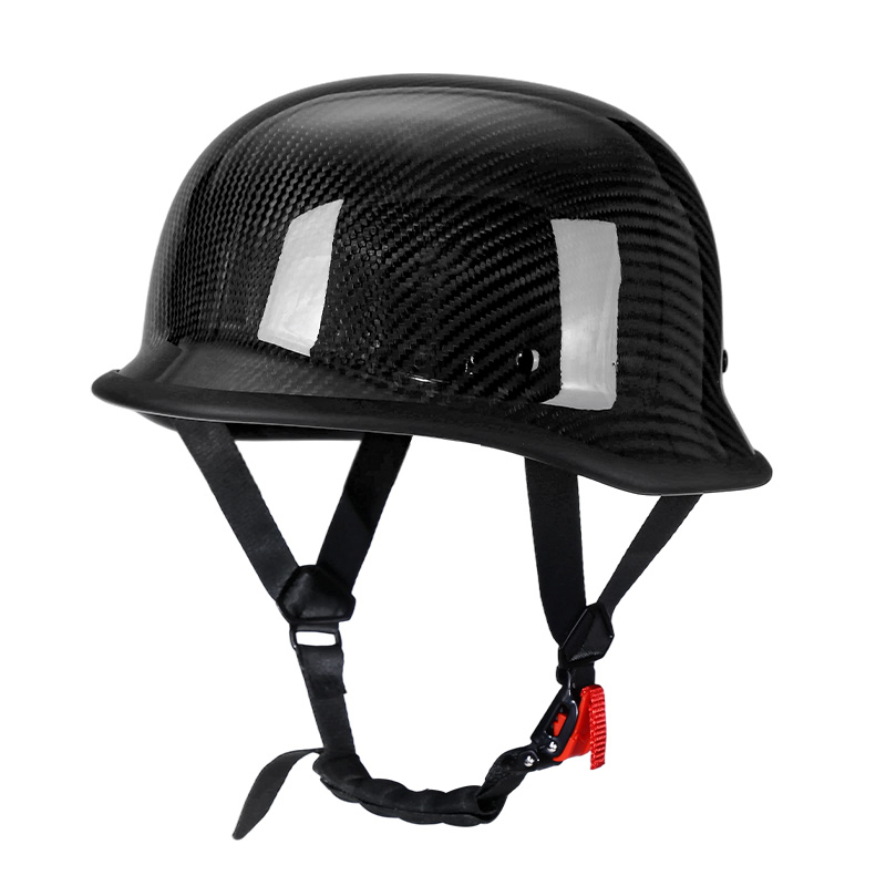 M35 Carbon Fiber Retro Motorcycle Helmet Motocross Half Face Helmet